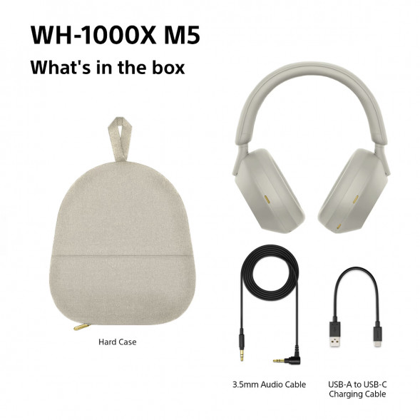 Беспроводные наушники Sony WH-1000XM5, серебристый в Нижнем Новгороде