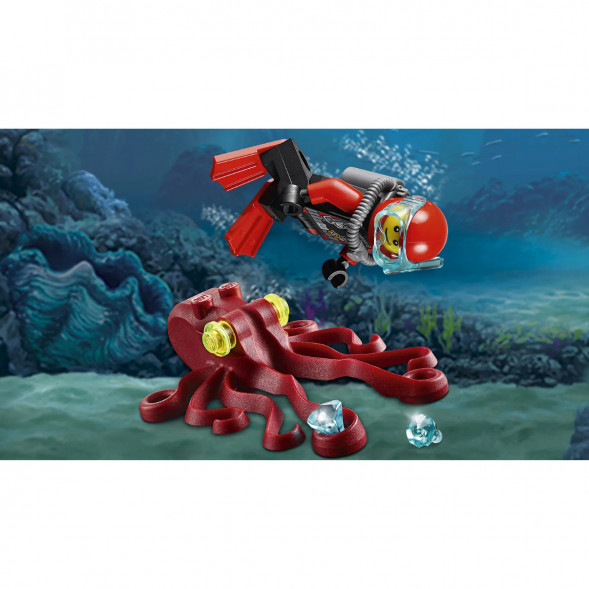 Конструктор LEGO City Deep Sea Explorers 60090 Глубоководный скутер в Нижнем Новгороде