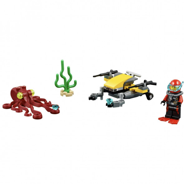 Конструктор LEGO City Deep Sea Explorers 60090 Глубоководный скутер в Нижнем Новгороде
