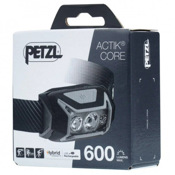 Налобный фонарь Petzl Actik Core E065AA00, 600 лм, серый в Нижнем Новгороде