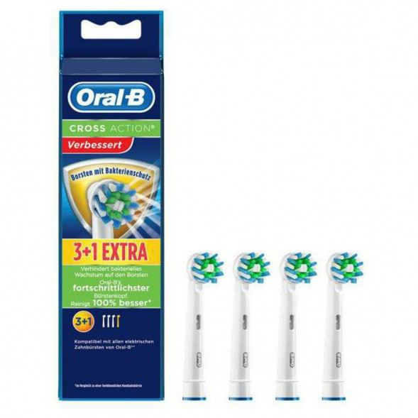 Насадки на зубные щетки Oral-B Cross Action (3+1 Extra), 4 шт. в Нижнем Новгороде