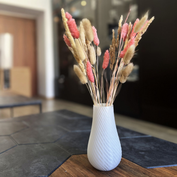 Ваза для сухоцветов HatRom Spiral, ледяной в Нижнем Новгороде