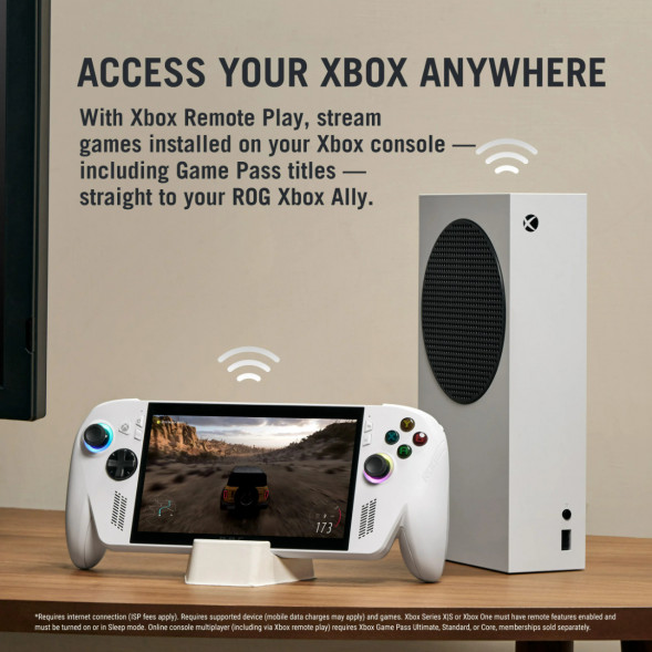 Портативная игровая консоль Asus Rog Ally Xbox 16GB/512GB Z2A, White в Нижнем Новгороде