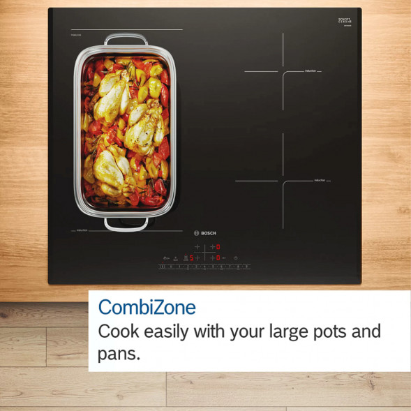 Индукционная варочная панель Bosch PVQ631HC1E, чёрный в Нижнем Новгороде