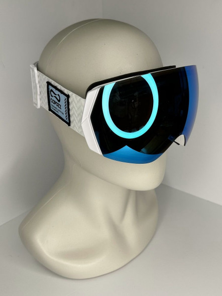 Горнолыжные очки для сноуборда Copozz (голубой, белый) в Нижнем Новгороде