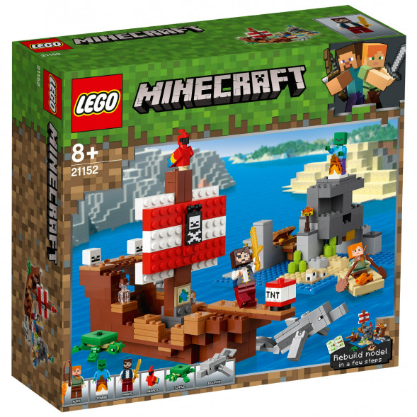 Конструктор LEGO Minecraft 21152 Приключения на пиратском корабле в Нижнем Новгороде