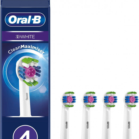 Насадки на зубные щетки Oral-B 3D White, 4 шт. в Нижнем Новгороде