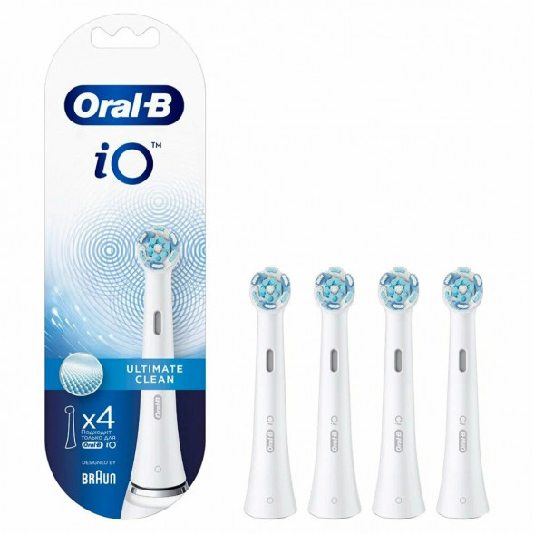 Насадка для электрической зубной щетки Oral-B iO Ultimate Clean White, 4 шт. в Нижнем Новгороде