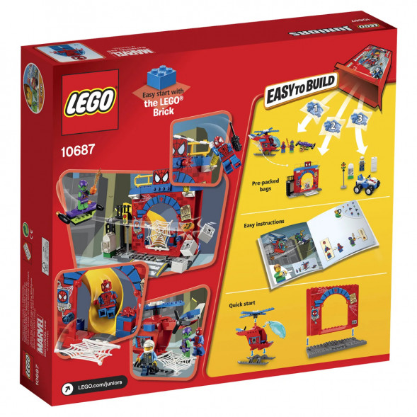 Конструктор LEGO Juniors 10687 Убежище Человека-паука в Нижнем Новгороде