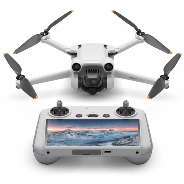 Квадрокоптер DJI Mini 3 Pro (DJI RC), серый в Нижнем Новгороде