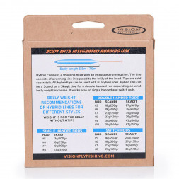Рыболовная леска Vision Hybrid Body, 19g/290gr Floating Head 5.80m VHY19F
