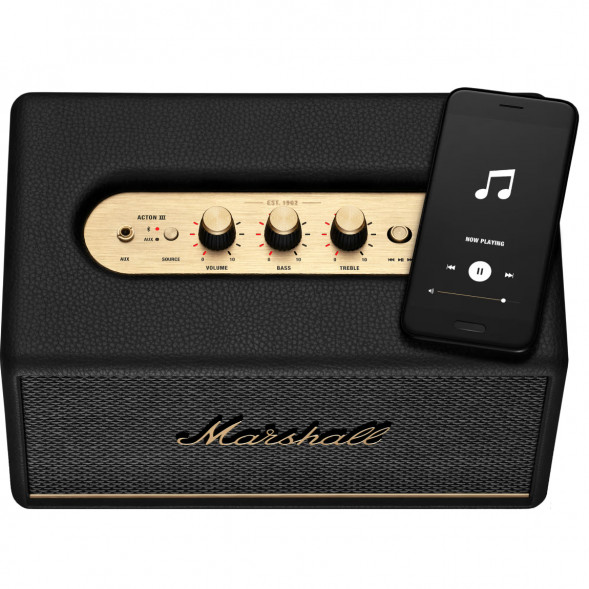 Портативная акустика Marshall Acton III, 60 Вт, черный в Нижнем Новгороде