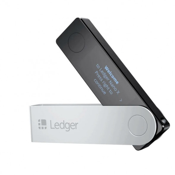 Аппаратный криптокошелек Ledger Nano X with $20 in Bitcoin , черный в Нижнем Новгороде