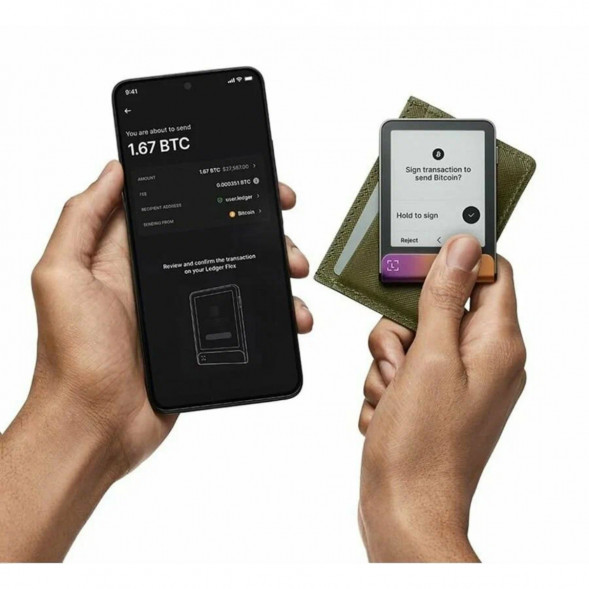Аппаратный криптокошелек Ledger Flex, Ferro Fuchsia в Нижнем Новгороде