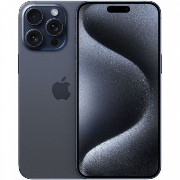 Смартфон Apple iPhone 15 Pro Max 256 ГБ, Dual: nano SIM + eSIM, синий титан в Нижнем Новгороде