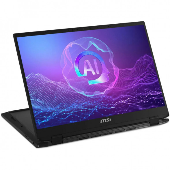 Ноутбук трансформер MSI Summit 16 AI Evo A2HMTG-057RU (16&amp;quot;, IPS, Intel Core Ultra 7 255H 2ГГц, 16 ядер, 16ГБ LPDDR5, 1ТБ SSD, Intel Arc 140T, Windows 11 Home), черный в Нижнем Новгороде