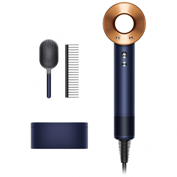 Фен Dyson Supersonic HD07 с набором расчесок, синий/медный в Нижнем Новгороде