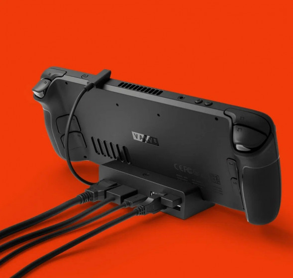 Игровая приставка Valve Steam Deck 64 ГБ SSD, черный в Нижнем Новгороде