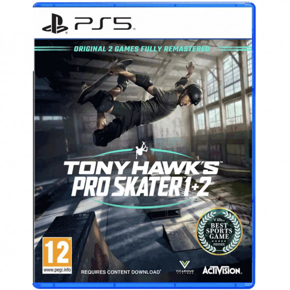 Игра Tony Hawk&amp;#039;s Pro Skater 1+2 [PS5, английская версия] в Нижнем Новгороде