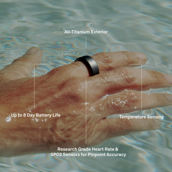 Умное кольцо Oura Ring 4 (размер 12), Золотой/Gold в Нижнем Новгороде