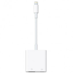 Разъем Apple Lightning - USB/Lightning, белый